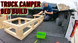 TRUCK CAMPER BED BUILD STEP 1 [upl. by Celeski]