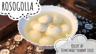 ROSOGOLLA  RASGULLA  HOMEMADE  SWEETS  RECIPE  রসগোল্লা  BENGALI INVENTION [upl. by Ramirolg635]