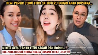 Nikita Mirzani habis kuliti aib Fitri Salhuteru‼️Dewi Perssik dan Isa Zega bela Fitri ⁉️ [upl. by Doownil]