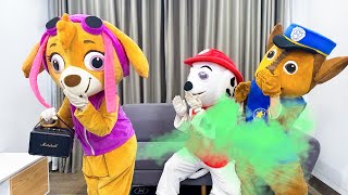 PAW Patrol Ultimate Rescue PAW PATROL FUNNY WET FART  Paw Patrol Funny Action In Real Life [upl. by Akcinehs]