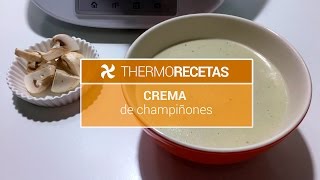 Crema de champiñones Thermomix [upl. by Baudin]