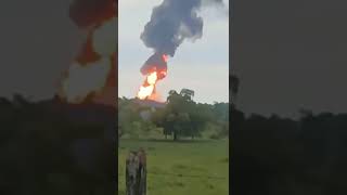 Eruzione di un vulcano di fango in Colombia le immagini [upl. by Akyre]