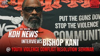 KDH News interviews BISHOP KANI at Youth Violence Conference Resolution Seminar [upl. by Raymonds]