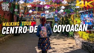 EXPLORING the Best of Centro de Coyoacán Mexico City 4K HD  Walking Tour coyoacán mexicocity [upl. by Doty]