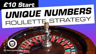 UNIQUE NUMBERS ROULETTE STRATEGY £10 start gambling money trending [upl. by Gautier]