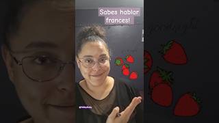 Nombres de Frutas en Frances que Ya Conoces  shorts aprenderfrancés [upl. by Ocin]