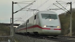 ICESchnellfahrstrecke HannoverGöttingen  HighSpeed [upl. by Aneloaup]