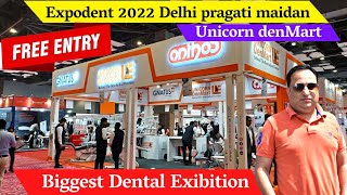 Expodent 2022 Delhi pragati maidan  Expodent 2022  Dental exhibition in delhi  Unicorn DenMart [upl. by Anelra992]