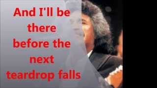 Before the next teardrop falls Freddy Fender Lyrics [upl. by Lleoj499]