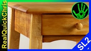 furniture restoration and repair American Maple end table [upl. by Kaylee]