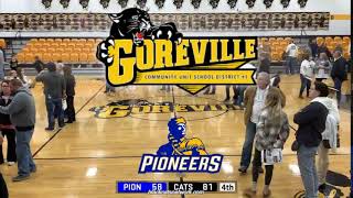 Goreville Blackcats vs Trico Pioneers [upl. by Narret]