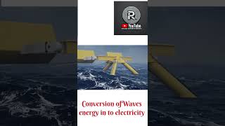 Conversion of waves energy in to electricityWaveEnergy RenewableEnergy CleanTech GreenEnergy [upl. by Constant870]