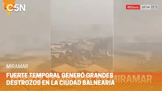 FUERTE TEMPORAL en MIRAMAR [upl. by Calmas806]