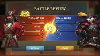 Guns of Glory KvK K818 vs K103 vs K206 [upl. by Renny]