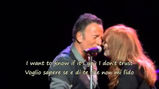 Brilliant Disguise Bruce Springsteen amp Patti Scialfa  Lyrics amp sub ITA  Best Audio 2016 [upl. by Fredi919]