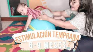 EJERCICIOS PARA BEBÉS DE 6 A 9 MESES  ESTIMULACIÓN TEMPRANA 🧸 [upl. by Yliak489]