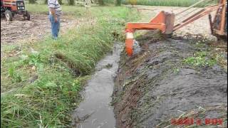 Drainage ditch cleaning  with a special [upl. by Sedgewick]