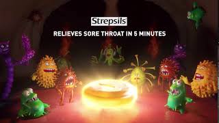 Strepsils for fast effective relief at first signs of sore throat [upl. by Umeko]