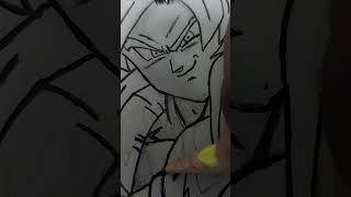 Drawing SSJ4 GOGETA From Dragon Ball Heroes❤️😮 [upl. by Ardehs679]