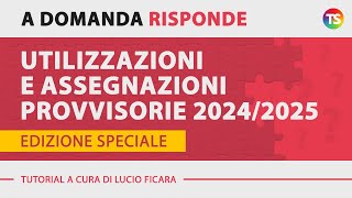 Utilizzazioni e assegnazioni provvisorie 202425 ricongiungimento e gravidanze facciamo chiarezza [upl. by Cosimo]