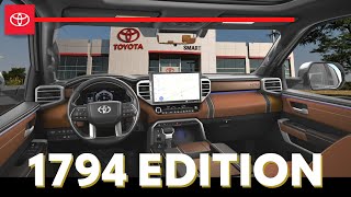 INterior  Tundra 1794 Edition by Toyota [upl. by Toni]