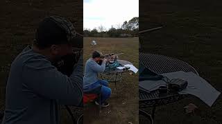 Shooting my 65 creedmoor guns rifle outdoors jesus [upl. by Reifinnej222]