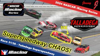 2024 NASCAR iRacing Series  Talladega Superspeedway  Race 3136 [upl. by Gnek]