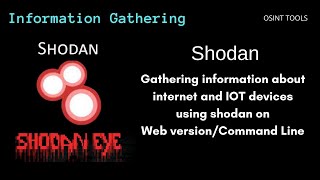 Scanning the internet using Shodan on web and Command line interface [upl. by Faydra44]