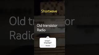 shortwave Listening at night 🌙 old tangister Radio [upl. by Nauqes]