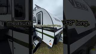 Small Camper Trailer Tour Small Travel Trailer Under 3500 lbs GVWR [upl. by Esinal]