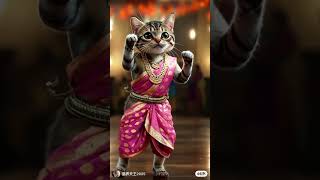 Cat dancing in sarhi youtubeshorts trending viralvideo ai shorts [upl. by Adnahsed]