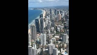 Aerial view of gold coast city goldcoast cityview shorts [upl. by Ttemme]