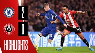 Jackson and Cole Palmer Goals down Blades  Chelsea 20 Sheffield United  Premier League highlights [upl. by Sale]