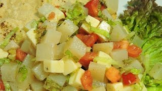 Ensalada de chinchayote RecetasdeLuzMa [upl. by Htebi915]