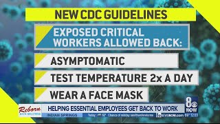 New CDC guidelines will help essential employees get back to work [upl. by Yaned855]