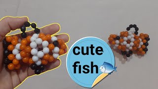 سمكه بالخرز بطريقه سهله جدااا وبسيطه للمبتدئين beaded fish 🐠🐟 [upl. by Happy]