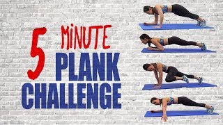 5Minute PLANK Challenge  Strong Abs amp Core  Joanna Soh [upl. by Gnirol]