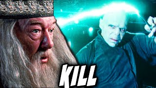 Why Couldnt Voldemort KILL Dumbledore in the Ministry Atrium Book VS Film Harry Potter Explained [upl. by Garaway126]