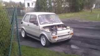 FIAT 126p 12 MPI 1 bieg 2 bieg OGIEŃ [upl. by Cost]