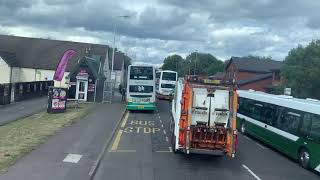 Lothian Buses Route 49 Fort Kinnaird  Rosewell 424 TrustInBus Giraffeabouttown [upl. by Sears]