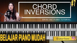 BELAJAR CHORD INVERSIONS PADA PIANO  BELAJAR PIANO INDONESIA [upl. by Nally]