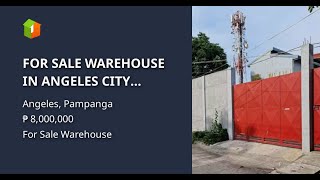 FOR SALE WAREHOUSE IN ANGELES CITY PAMPANGA NEAR CLARK [upl. by Aicilef243]