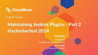 🔴 Maintaining Jenkins Plugins  Part 2  Hacktoberfest 2024 [upl. by Seeto102]