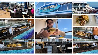 Topsiders Bar amp Grill on Norwegian Gem Cruise Line  Taste the Voyage [upl. by Atse]