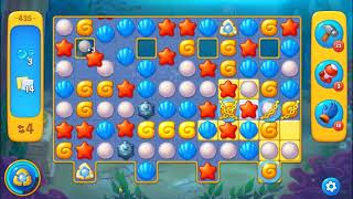 Fishdom Level 435 No Boosters Nuikin [upl. by Gelya]