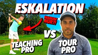 THE MATCH  ESKALATION 🤬⛳️🏌️ Teaching Pro vs Tour Pro [upl. by Bloomer853]