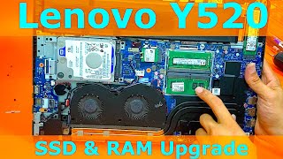 Lenovo Legion Y520  SSD amp RAM Upgrade [upl. by Waers792]