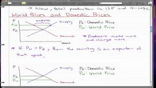 Macroeconomics  76 World Prices and Domestic Prices [upl. by Aerehs]