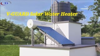 VGuard solar water heater  Contact  9480633492 [upl. by Nortyad]