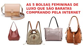 Bolsa Feminina  Top 5 bolsas femininas de couro baratas [upl. by Rosalie]